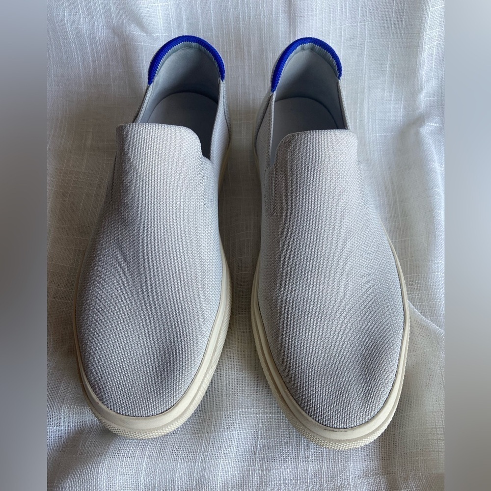 Rothy’s The Original Slip On Sneaker Women's Size 8.5 Gray Woven Shoe